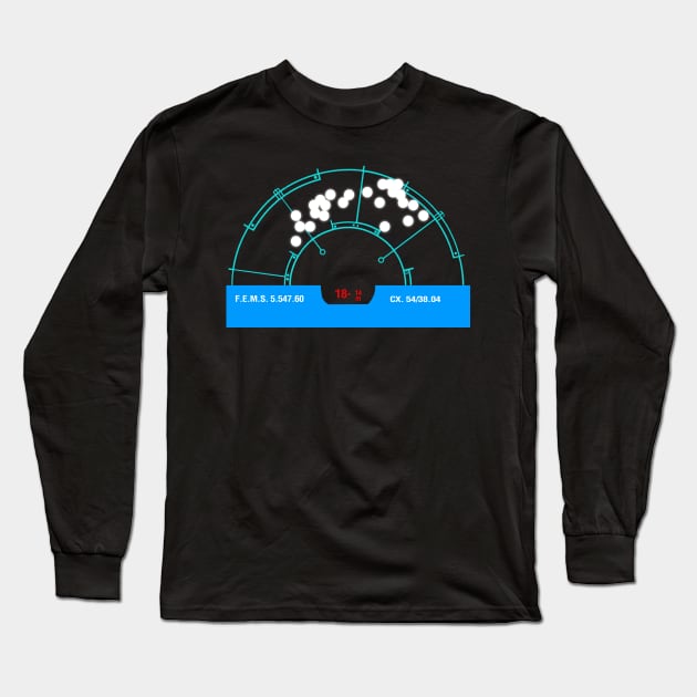 Aliens Motion Tracker Long Sleeve T-Shirt by PopCultureShirts